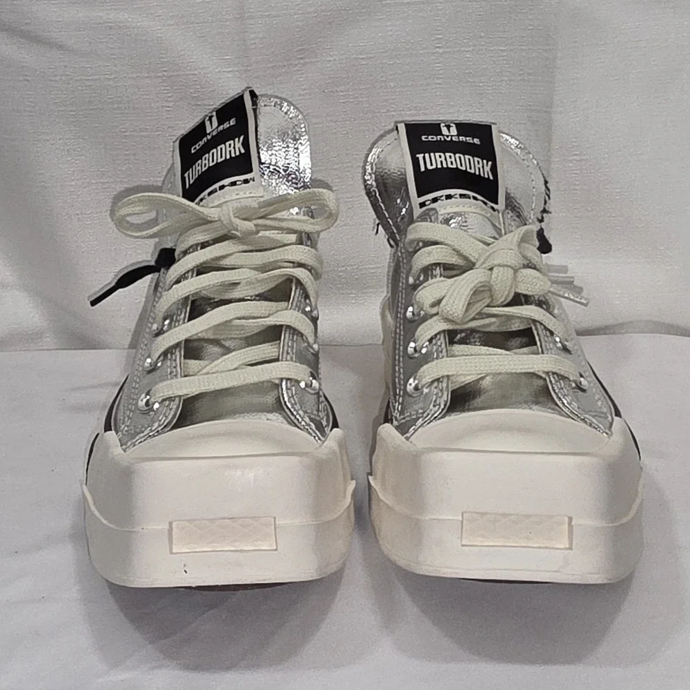 Converse Chuck‎ 70 Low x Rick Owens Silver Lacquer Mens Size 5 Womens 7 EU 37.5